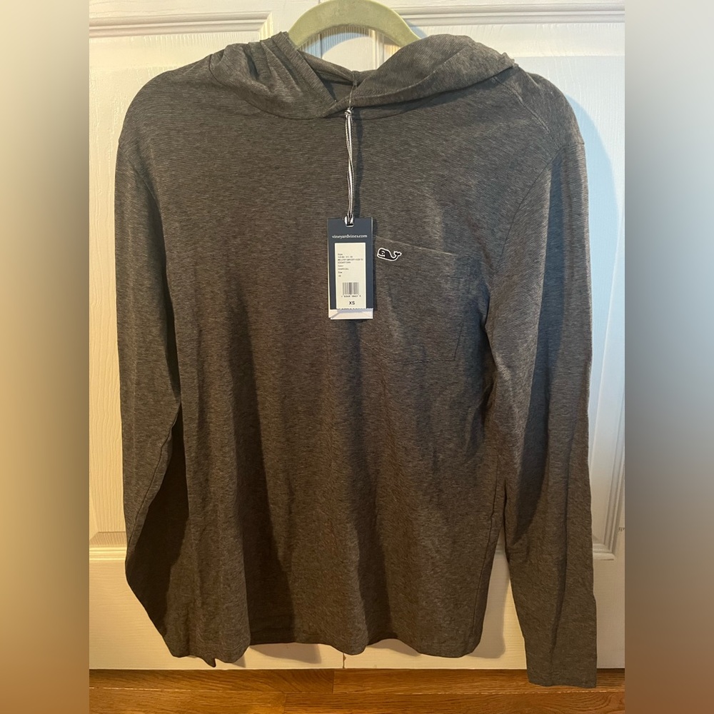 Men’s Vineyard Vines Edgardtown long sleeved tshirt xs gray